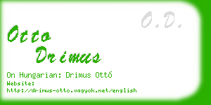 otto drimus business card