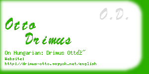 otto drimus business card